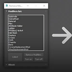 Remove Modifiers v1.3 for 3damx2018-2025