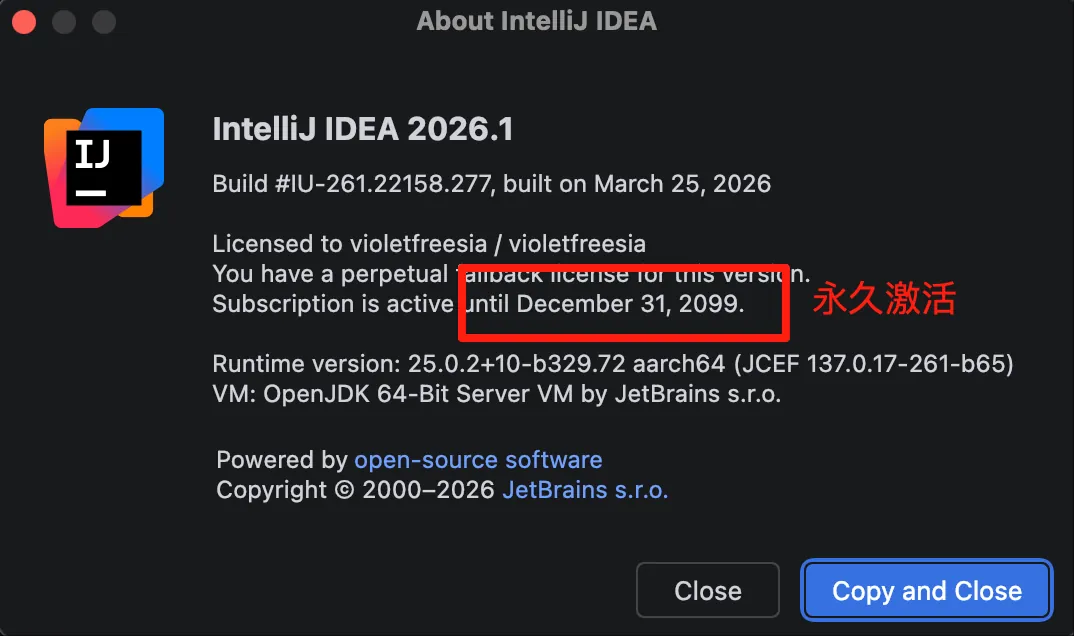 JetBrains 全家桶离线激活工具,支持IDEA、Pycharm、DataGrip等产品
